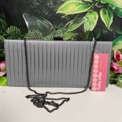 Olga Berg grey small handbag New