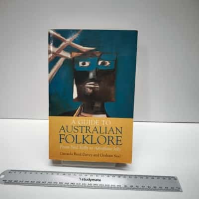 A Guide to Australian Folklore Paperback Book Gwenda Beed Davey Graham Seal Ned Kelly Art