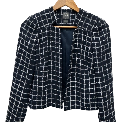 Armani Exchange Womens  Size XXS Blazer Blue 