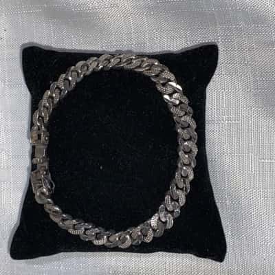 Marked SILVER Link Bracelet 