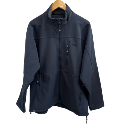 Jeep Mens  Size M Front Zipper / Winter Jacket Navy Blue 