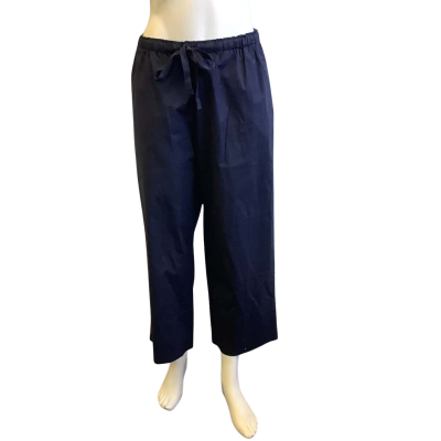 COS Women's Size 34  Light Weight Ankle Length Pant Navy Blue 