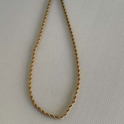 Vintage Oroton Gold Rope Chain Necklace