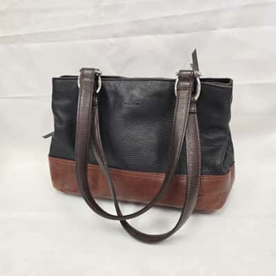 Cellini Womens Black  / Brown Handbag 