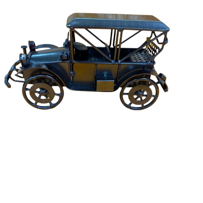 Gold/bronze metal decrotive car