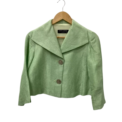  Smith & Miles Womens  Size 10 Blazer Green 