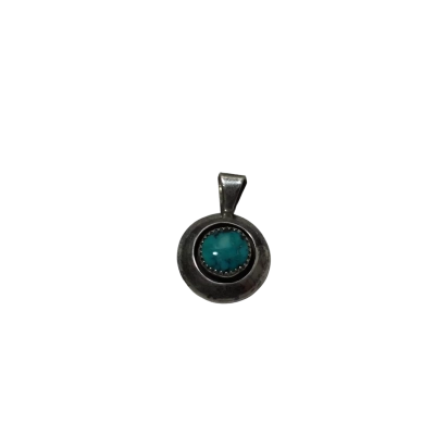  Womens Pendant Silver / Turquoise 