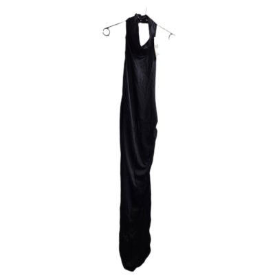 Sydney Backless Draped Maxi Dress in Black - Size 12 (NWT $119.99)