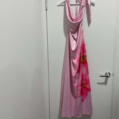 Pepper Mayo  Womens Dress Size 12 / L Floral / Pink  