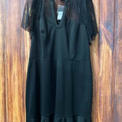City Chic  Size S Black  dress 