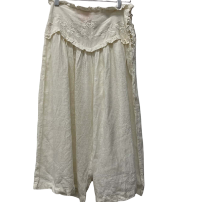 KINGA CSILLA Womens  Size 6 Culottes Off White 