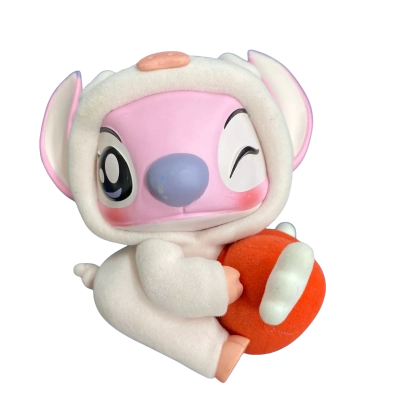 Disney Miniso. Stitch Party Animals. Stitch pink pig. 10cm  figurine