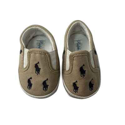 Ralph Lauren beige size euro  15 baby shoes
