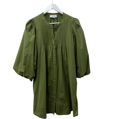 Witchery Womens  Size 8 Long Sleeve Dress Green 