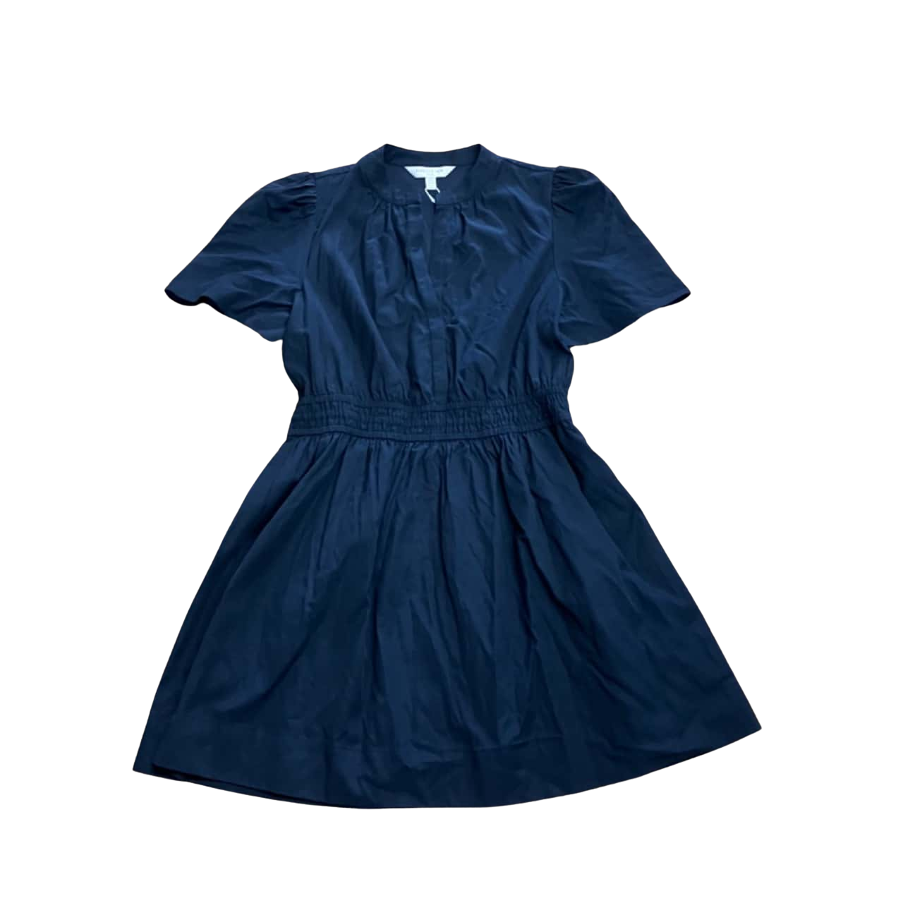 Sleeveless Elastic Waist Mini Dress