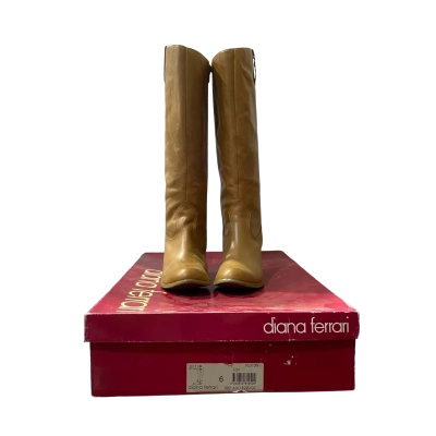 Diana Ferrari Womens Size 6 Jillie Boots Tan
