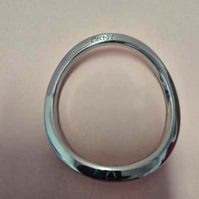 DKNY Womens Bangle Silver Tone