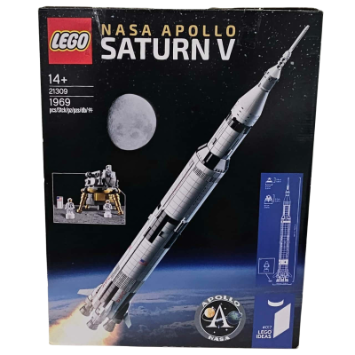NASA Apollo Saturn V Lego Rocket.