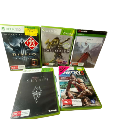 XBOX 360 5x Assorted Games