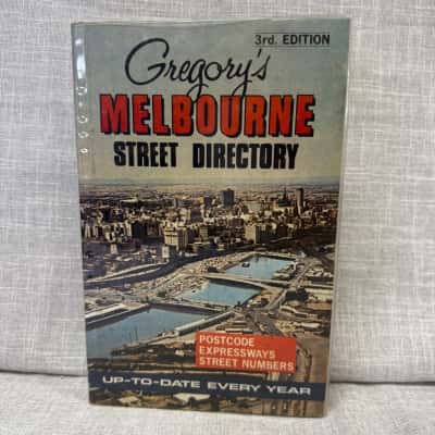 Gregory’s Melbourne Street Directory 3rd Edition 