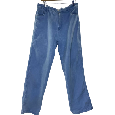 Lotus Mens  Size 36 Wide Leg Jeans Teal 