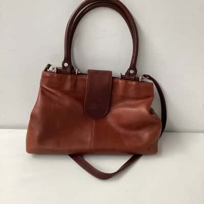  Womens Shoulder Bag Brown - mashad leather 