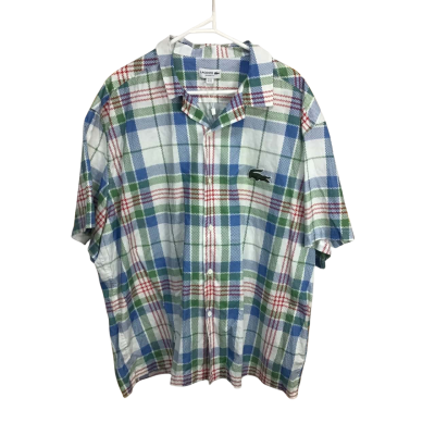 Lacoste Mens  Size 46 Relaxed Fit 100% Cotton Shirt 