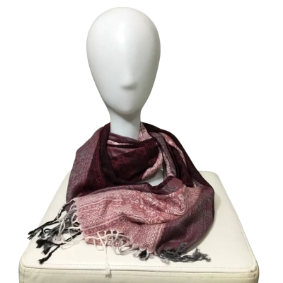  Womens 4You Scarfs Brand Burgundy Scarf