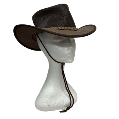 Barmah Unisex  Size M Brown Drover Hat