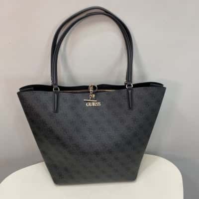 Guess  Large Handbag / Shoulder Bag Black  / Grey 