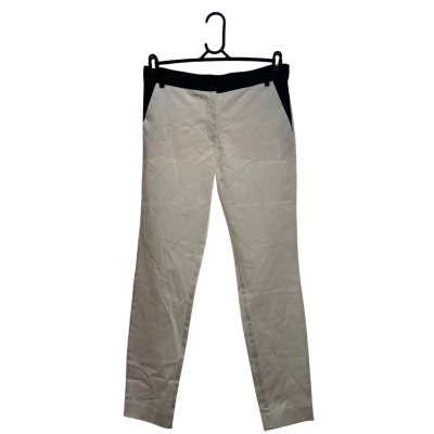 Scanlan Theodore Womens  Size 10 Straight Leg Pants White 