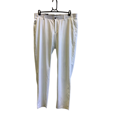 BNWT Under Armour Men's Size 38 Tapered Golf Pant White 