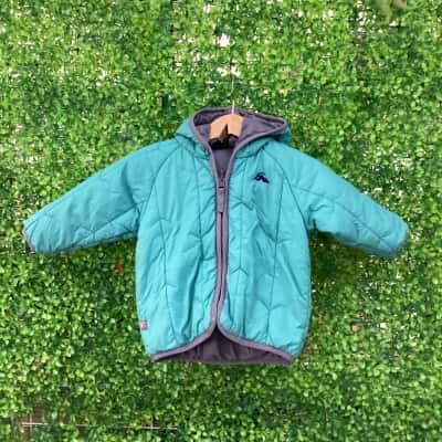 Macpac Kids green parka
