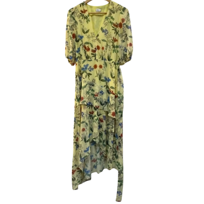 Sheike Womens  Size 12 Maxi Dress Yellow 