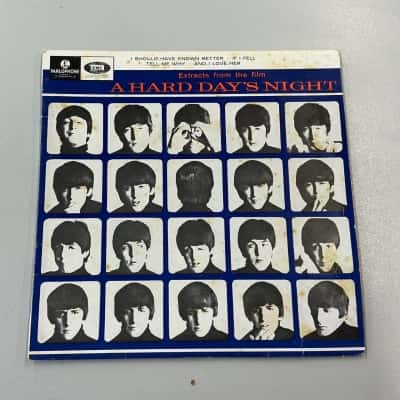THE BEATLES A Hard Day’s Night Vinyl Record 1968 