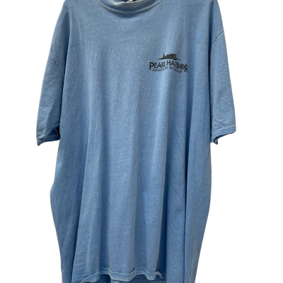  Unisex Pearl Harbour Aviation Museum “F-14 Tomcat” XXL Blue Shirt