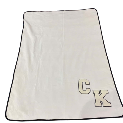 Calvin Klein Throw Blanket White /Black