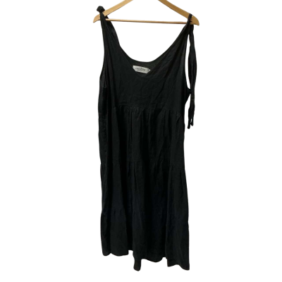 Carolina Womens Size L / XL Sleeveless Dress Black  