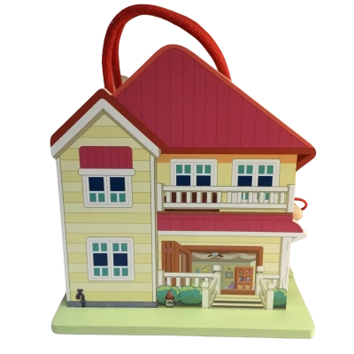 Blueys Wooden House and Accessory as pictured