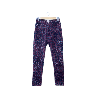 Gorman Size 8 Casual Pants Animal print/Black/Blue/Maroon/Multicoloured/Pattern/White 