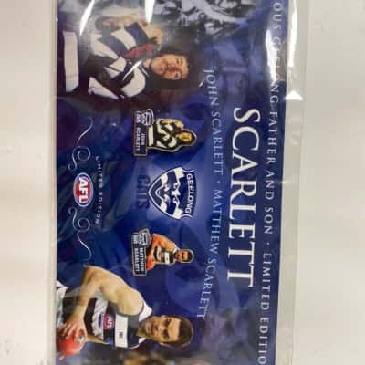 Geelong Scarlett John and Matthew pins