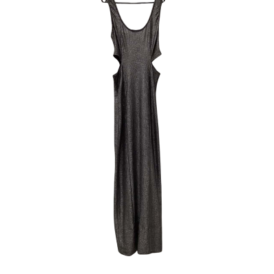 Bec & Bridge Womens  Size 10 Cocktail  cut out Dress Silver 