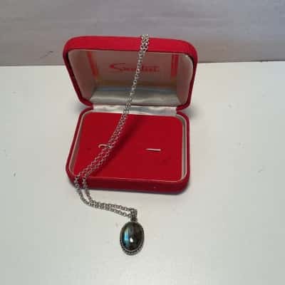 Stamped 925 Labradorite Necklace 