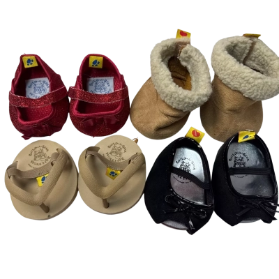 Build a bear shoes x4