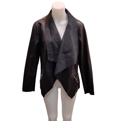 Autograph Women's  Size 18 Waterfall Jacket Black  