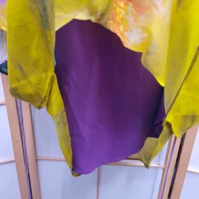 CHARLIE BROWN Size 12 Colourful Print Pattern Kaftan 