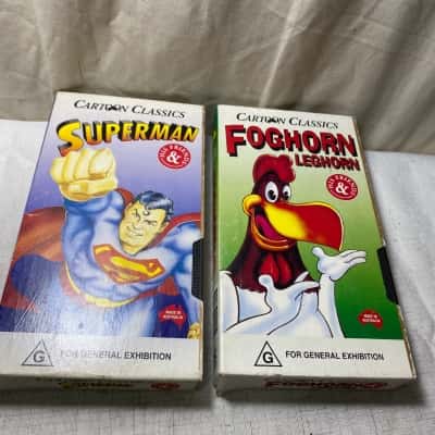 2 Videos Tape Cartoons Classic 