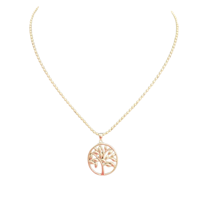 Tree of Life Necklace in 925 Sterling Silver with a Sterling Silver Chain