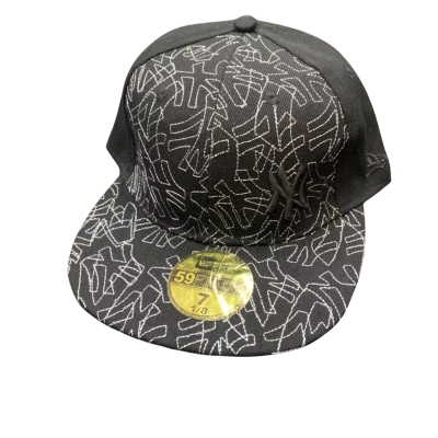 NEWYORK SPORTS Mens  Size 7.18 Hat Black  / Pattern 