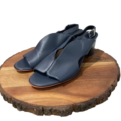 Django & Juliette Cilla-DJ Navy Leather Heels Size 40